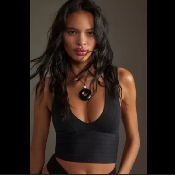 Brand New By Anthropologie The Renna Seamless Plunge Tank - Picture 7 of 10